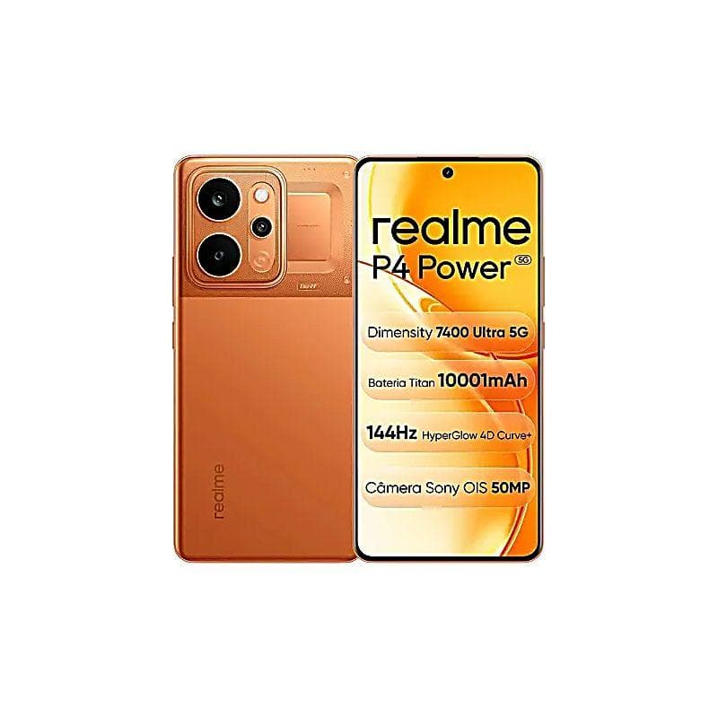 Celular Realme P4 Power 5G 12gb 512gb - Laranja