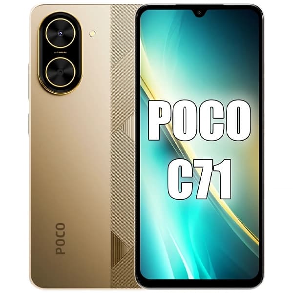 Celular Xiaomi Poco C71 4gb 64gb - Dourado